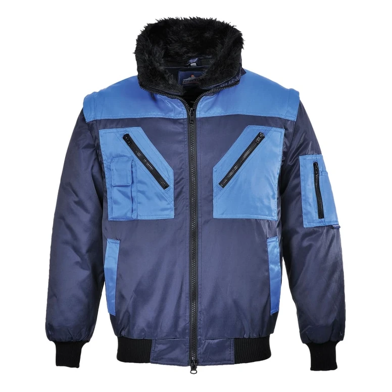 Arbeitsjacke Portwest Pilot Zweifarbig Multitaschen PJ20
