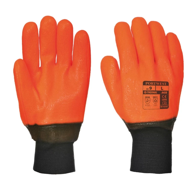 Arbeitshandschuhe Wasserdichte Thermik PVC - A450 Portwest