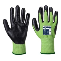 Schutzhandschuhe mit Schnittschutz Level 5 beschichtet mit Nitril aus HDPE und Glasfaser