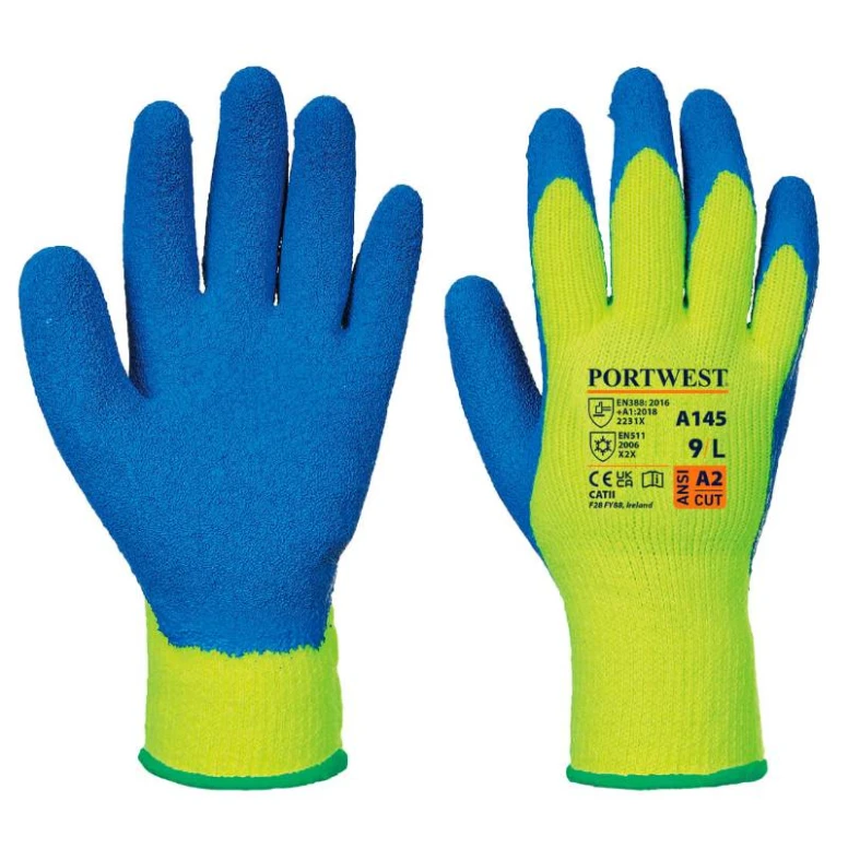 12 Paar - Arbeitshandschuhe Grip Frostschutz - A145 Portwest