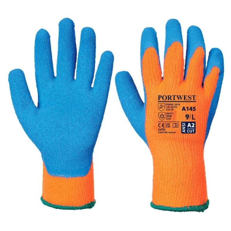 12 Paar - Arbeitshandschuhe Grip Frostschutz - A145 Portwest
