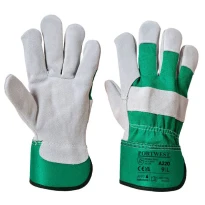 12 Paar - Arbeitshandschuhe Premium Chrome Rigger - A220 Portwest