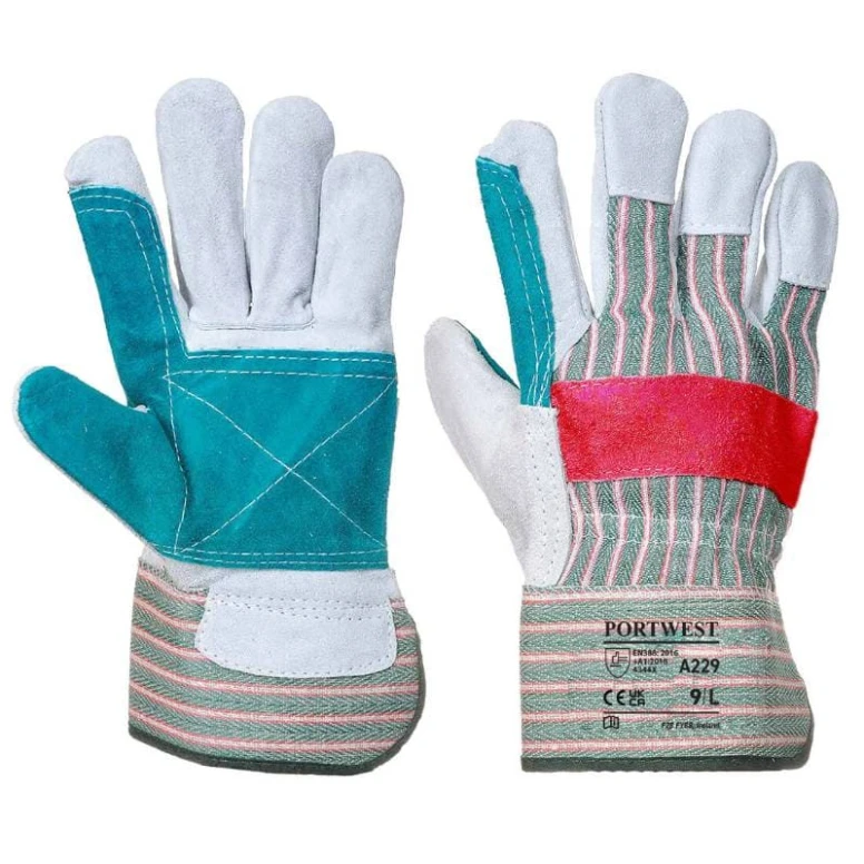 12 Paar - Arbeitshandschuhe Classic Rigger Doppelte Handfläche - A229 Portwest