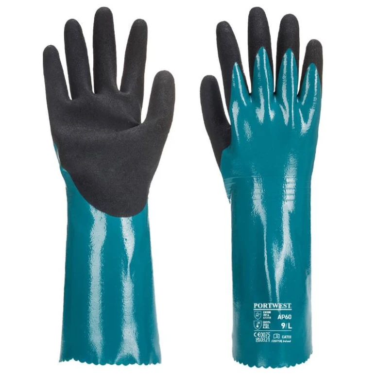 12 Paar - Arbeitshandschuhe Sandy Grip Leicht Gauntlet - AP60 Portwest