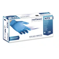 Nitrilhandschuhe Blau Reflexx N73 puderfrei