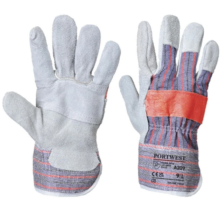 12 Paar - Arbeitshandschuhe Classic Canadian Rigger - A209 Portwest