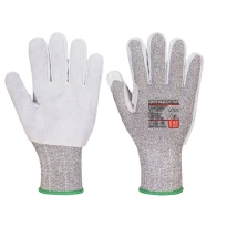 12 Paar - Arbeitshandschuhe Schnittschutz Leder CS AHR13 - A674 Portwest