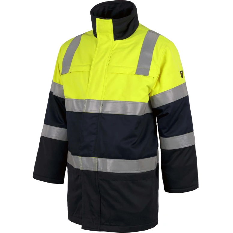 Parka Warnschutz Feuerfest Antistatikum für Schweißen und Lichtbogen - B3791 Workteam