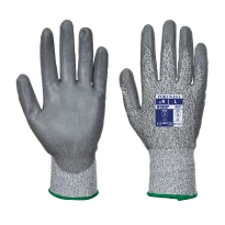 Polyurethan-beschichtete HPPE- und Glasfaserhandschuhe Level 3