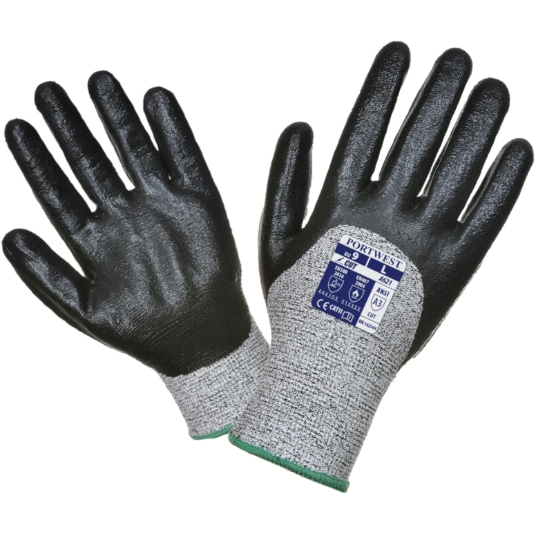 Schnittschutz Level 5 Handschuh - Nitril beschichtet