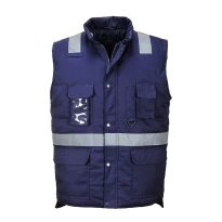 Arbeitsweste Portwest Warnschutz Iona gepolstert Multitaschen EN 17353 Typ B3