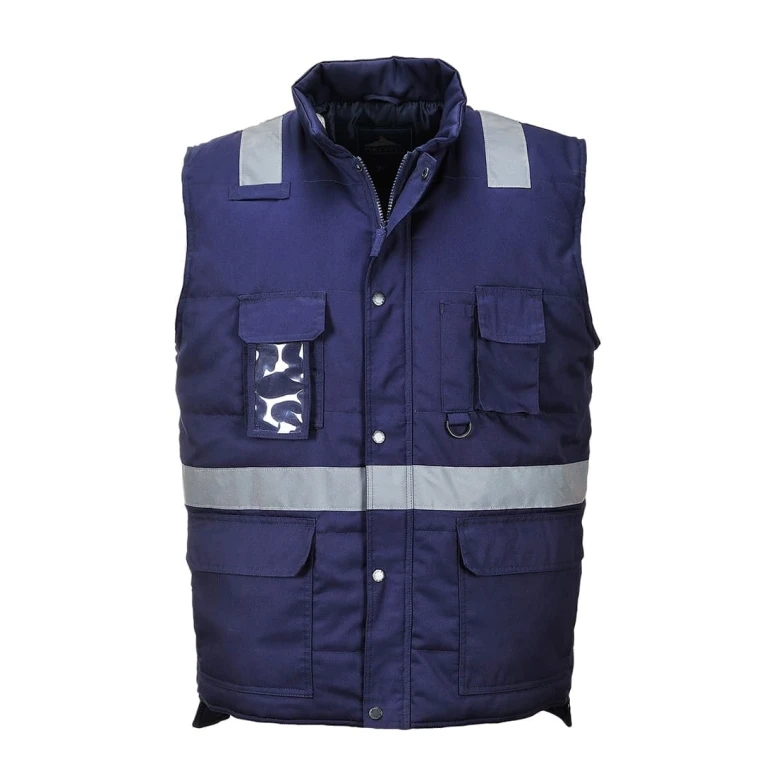 Arbeitsweste Portwest Warnschutz Iona gepolstert Multitaschen EN 17353 Typ B3