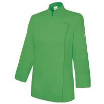 Koreanische Arbeitskochjacke mit Reißverschluss Velilla Damen 405203TC