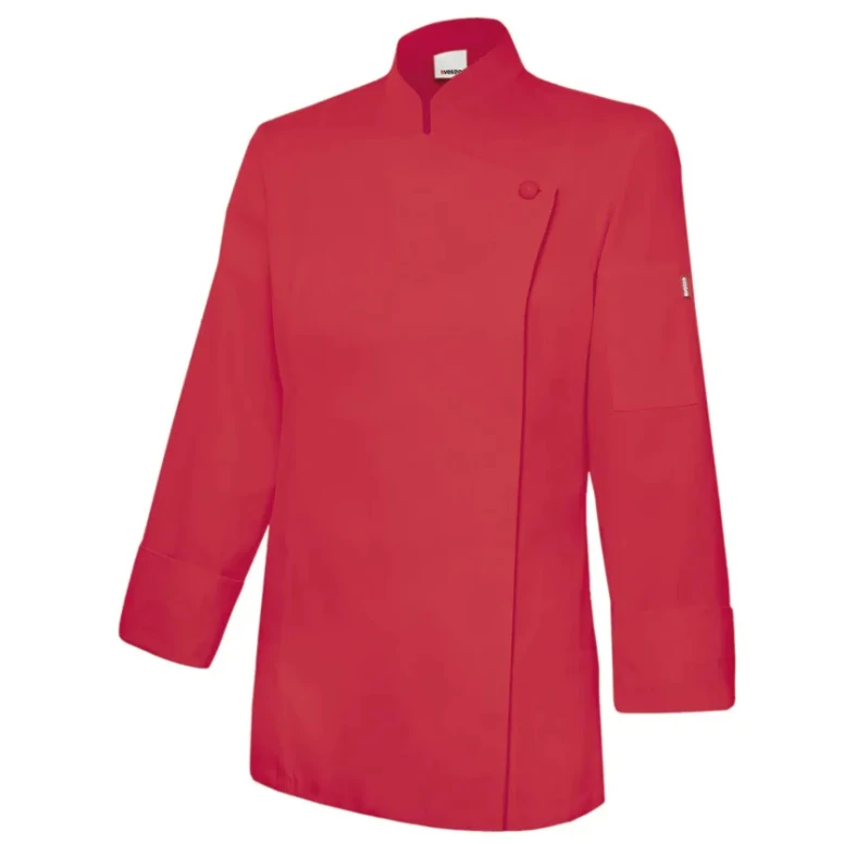 Koreanische Arbeitskochjacke mit Reißverschluss Velilla Damen 405203TC