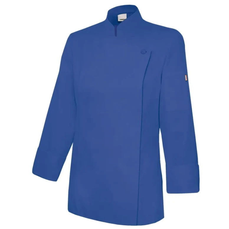 Koreanische Arbeitskochjacke mit Reißverschluss Velilla Damen 405203TC