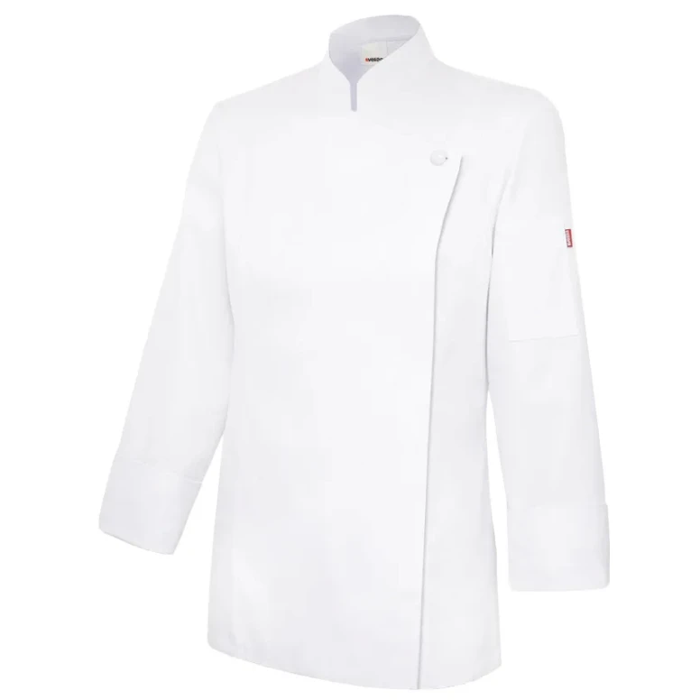 Koreanische Arbeitskochjacke mit Reißverschluss Velilla Damen 405203TC