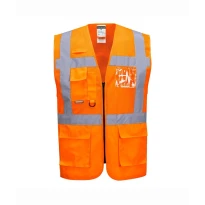 Arbeitsweste Executive Madrid Mesh Warnschutz Portwest C496