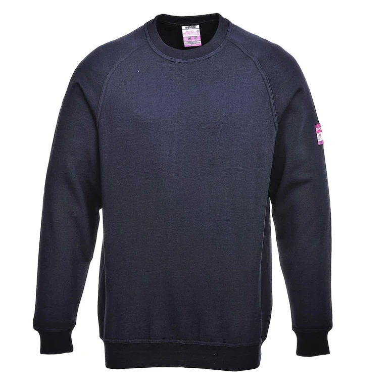 Arbeitssweatshirt Langärmelig Feuerfest Antistatisch Portwest FR12