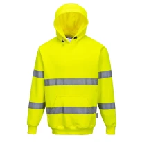 Arbeitssweatshirt mit Kapuze Warnschutz Portwest B304
