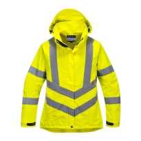 Arbeitsjacke atmungsaktiv Wasserdicht Warnschutz Portwest Damen LW70