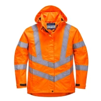 Arbeitsjacke atmungsaktiv Wasserdicht Warnschutz Portwest Damen LW70