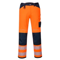 Alles muss raus -  Arbeitshose PW3 Warnschutz Portwest PW340  Größe 36 Farbe Gelb navy