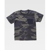 Arbeits-T-Shirt Camouflage 100% Baumwolle S8520 - Workteam