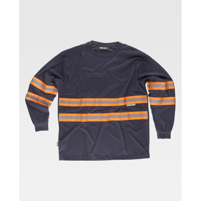 Arbeits-T-Shirt langärm mit Bändern C3937 - Workteam