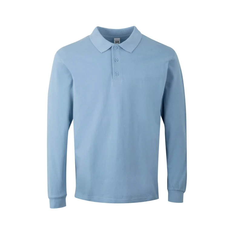 Unisex Langärm-Arbeitspoloshirt 100% Baumwolle Velilla Hobart PL200UC