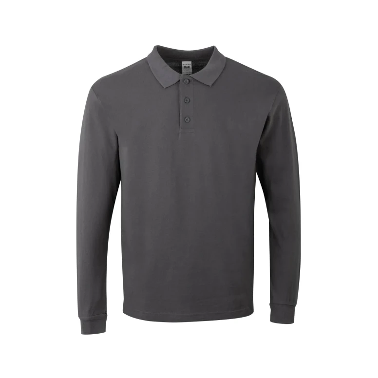Unisex Langärm-Arbeitspoloshirt 100% Baumwolle Velilla Hobart PL200UC