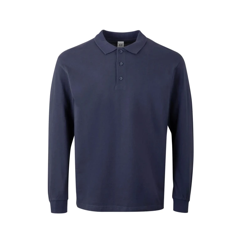 Unisex Langärm-Arbeitspoloshirt 100% Baumwolle Velilla Hobart PL200UC