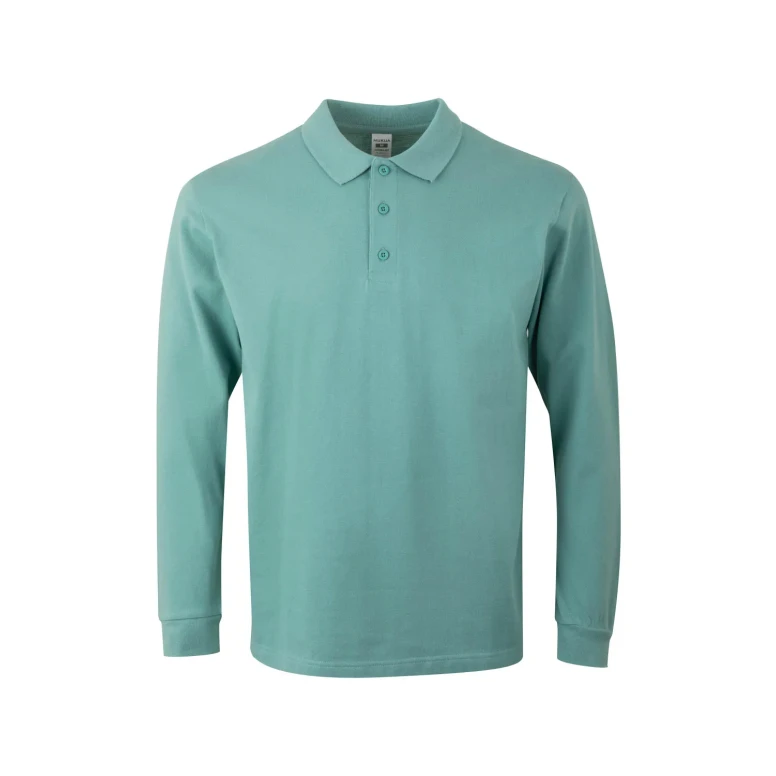 Unisex Langärm-Arbeitspoloshirt 100% Baumwolle Velilla Hobart PL200UC
