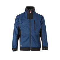 Arbeitsjacke mit langem Reißverschluss und Kapuze Softshell Multitaschen Velilla 206007