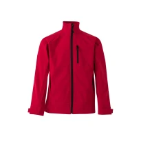 Arbeitsjacke mit langem Reißverschluss Softshell Stretch Multitaschen Velilla 206005