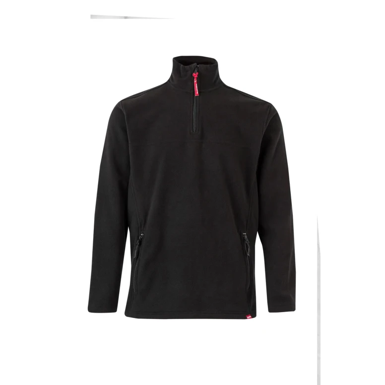 Fleece-Arbeitssweatshirt kurz Reißverschluss Velilla 201501