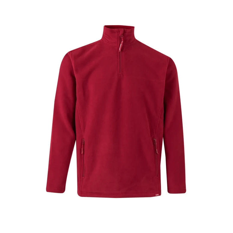 Fleece-Arbeitssweatshirt kurz Reißverschluss Velilla 201501