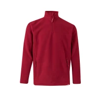 Fleece-Arbeitssweatshirt kurz Reißverschluss Velilla 201501