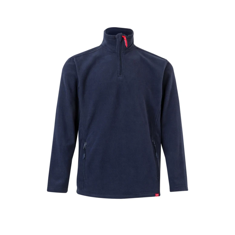 Fleece-Arbeitssweatshirt kurz Reißverschluss Velilla 201501