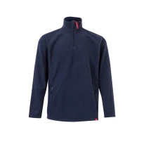 Fleece-Arbeitssweatshirt kurz Reißverschluss Velilla 201501