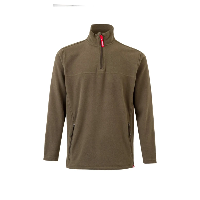 Fleece-Arbeitssweatshirt kurz Reißverschluss Velilla 201501