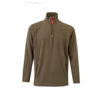 Fleece-Arbeitssweatshirt kurz Reißverschluss Velilla 201501