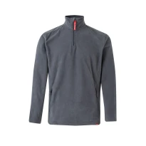 Fleece-Arbeitssweatshirt kurz Reißverschluss Velilla 201501