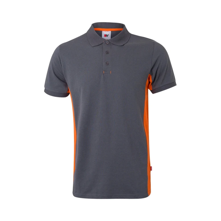 Zweifarbiges Arbeitspoloshirt Velilla 105504
