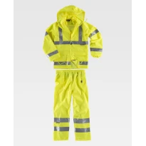 Set Warnschutz Schlauch und Jacke Wasserdicht S2010 - Workteam 2
