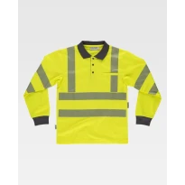 Arbeitspoloshirt langärm Warnschutz C3883 - Arbeitsteam