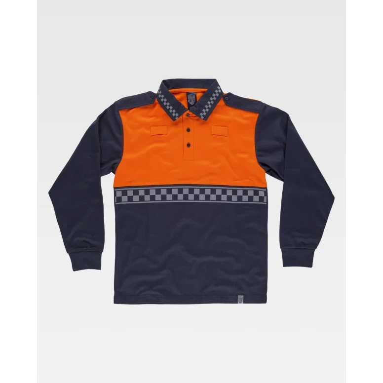 Arbeitspoloshirt langärm Warnschutz C3856 - Arbeitsteam