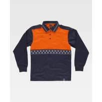 Arbeitspoloshirt langärm Warnschutz C3856 - Arbeitsteam
