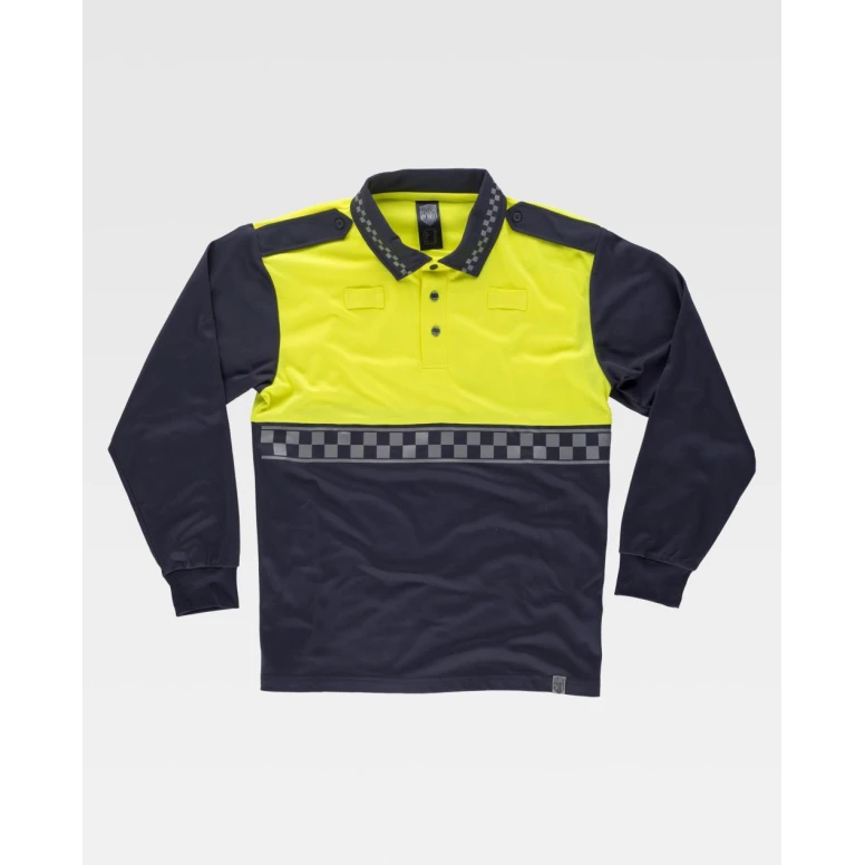 Arbeitspoloshirt langärm Warnschutz C3856 - Arbeitsteam