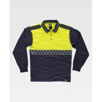 Arbeitspoloshirt langärm Warnschutz C3856 - Arbeitsteam