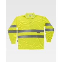 Arbeitspoloshirt langärm Warnschutz C3833 - Arbeitsteam